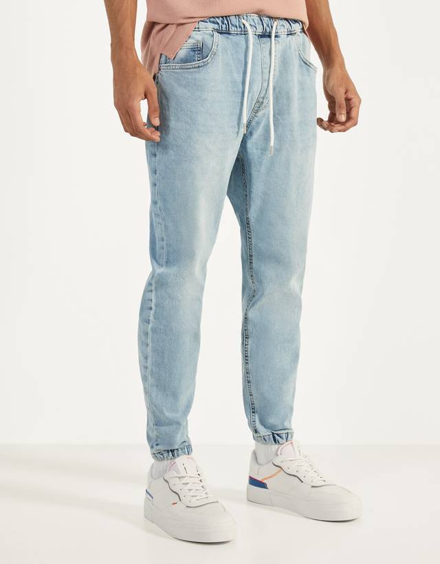 big jeans with holes