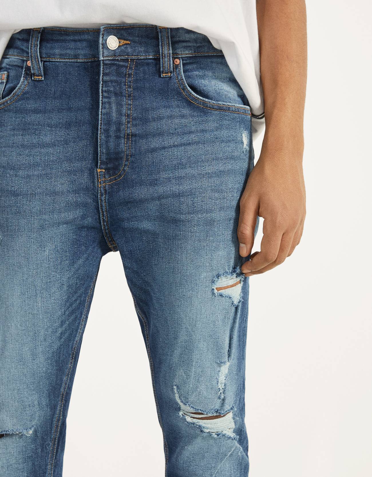 bershka carrot fit jeans