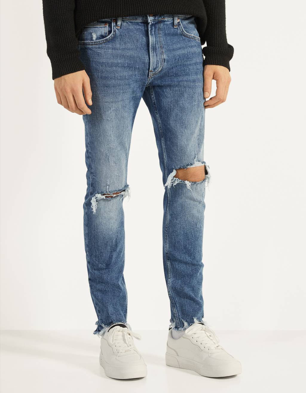 mom jeans elasticated waist