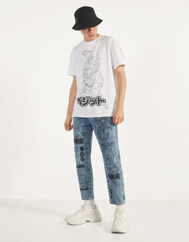 Loose fit jeans - Shirts - Bershka Spain