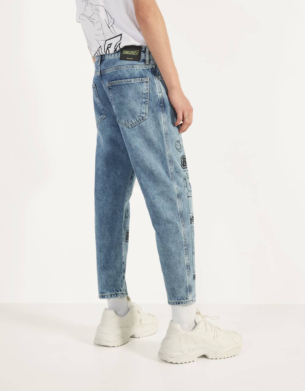 Dragon Ball Z x Bershka loose fit jeans - Jumpers - Bershka Italy