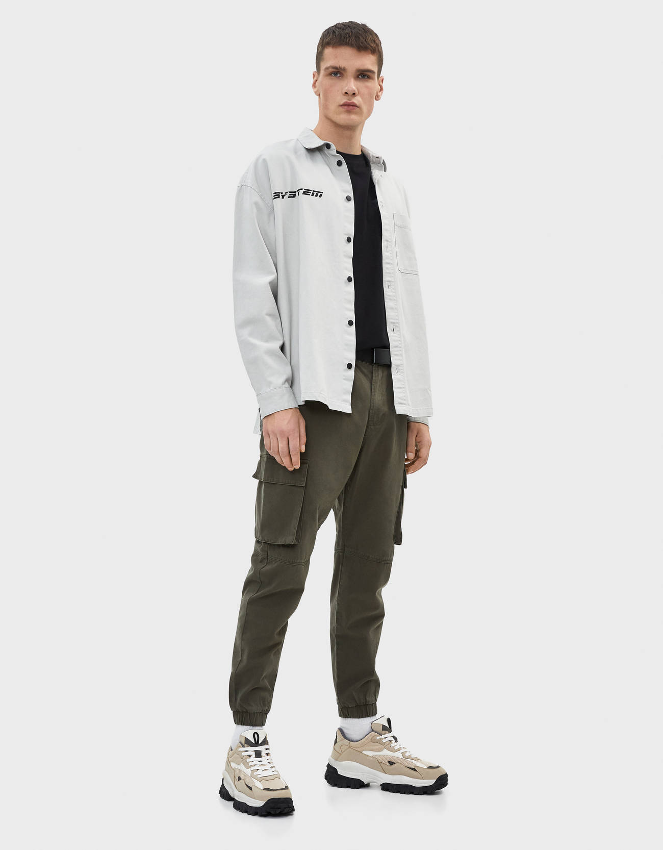 Bershka Kemerli kargo pantolon 8 Bershka Kemerli kargo pantolon 9