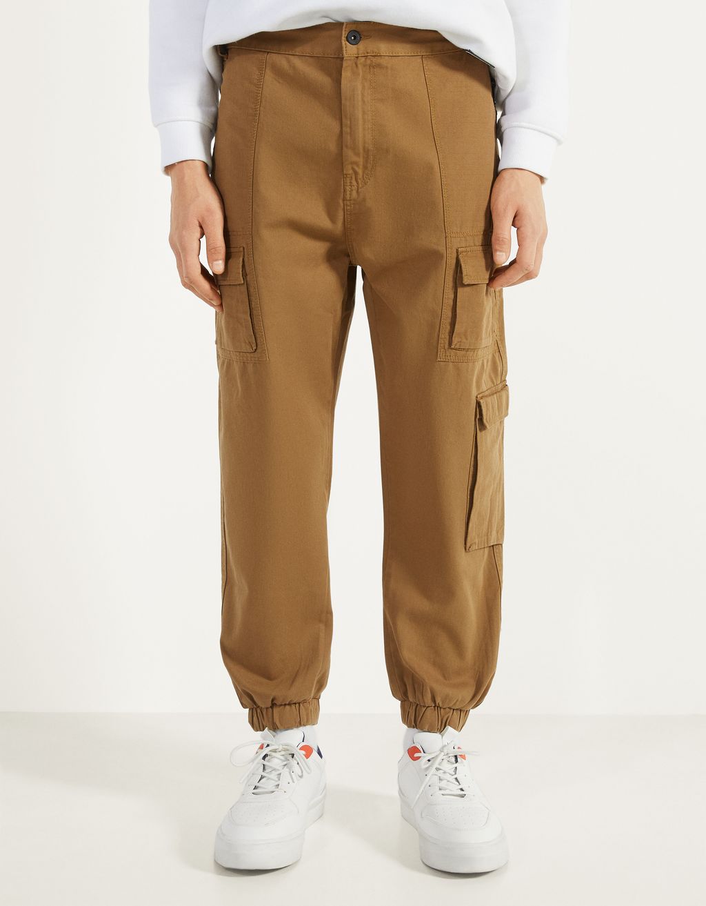 bershka chino joggers