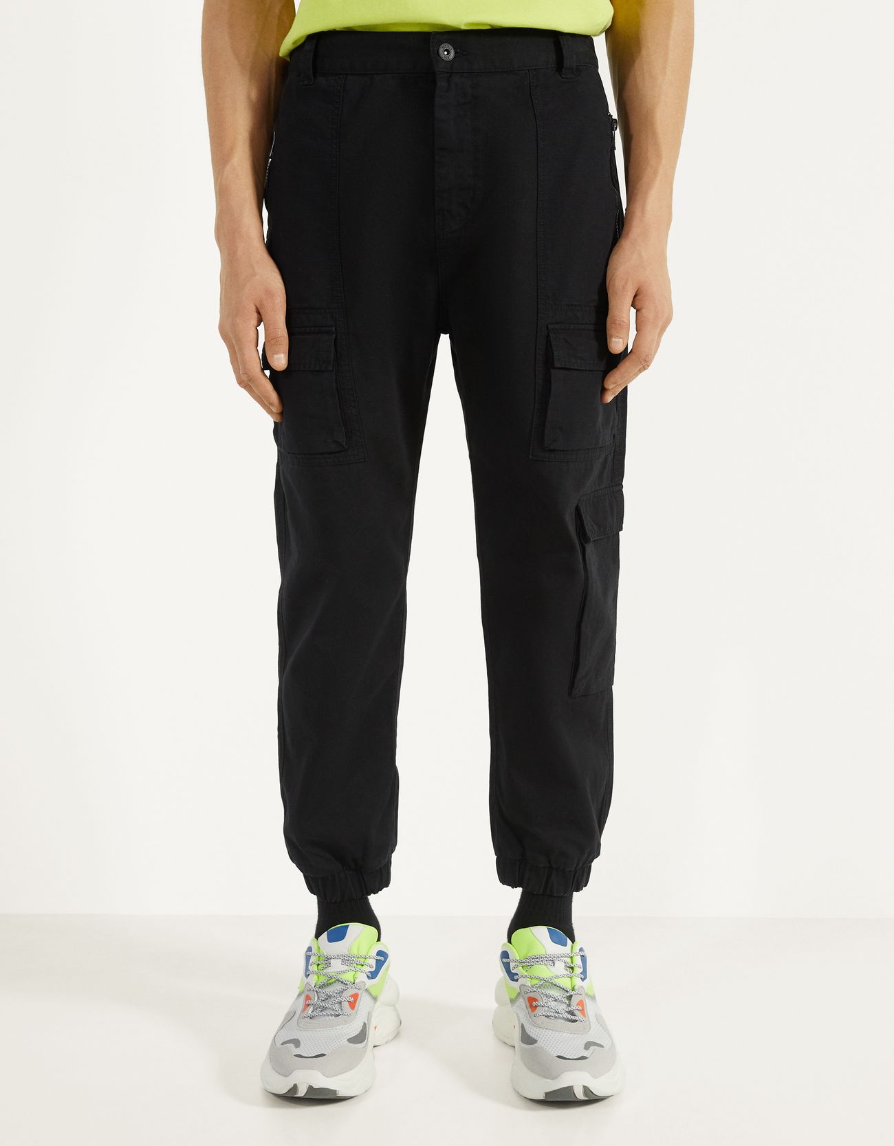 bershka cargo joggers