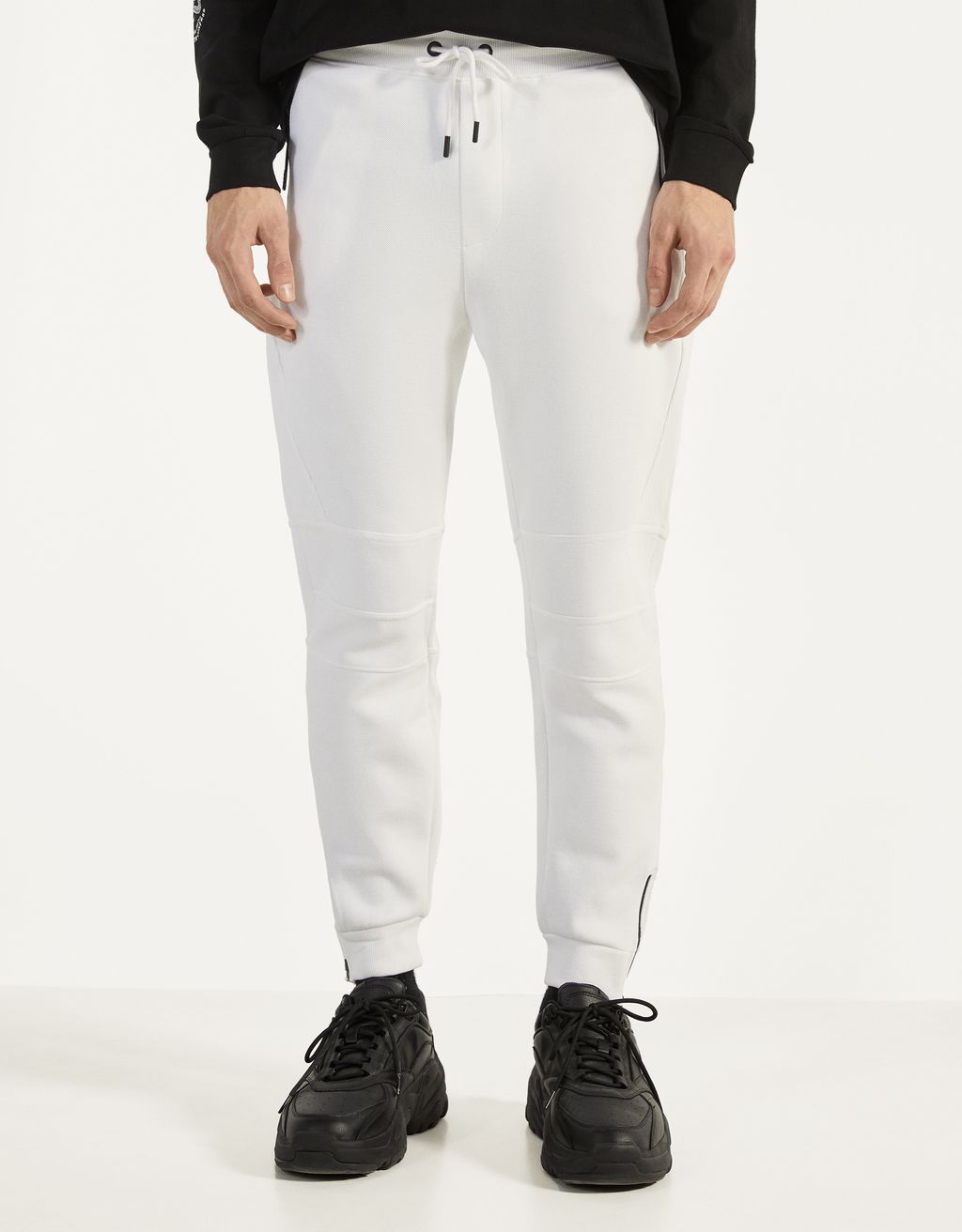 Jogging Trousers In Ottoman Weave Shorts And Bermudas Bershka Venezuela