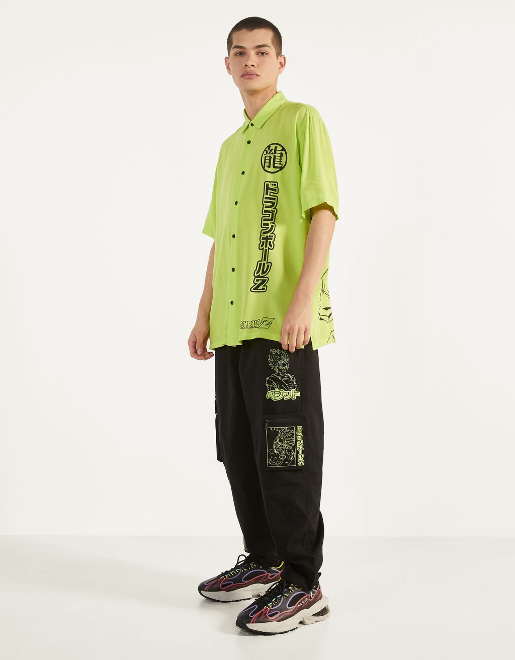 Dragon Ball Z x Bershka cargo trousers 