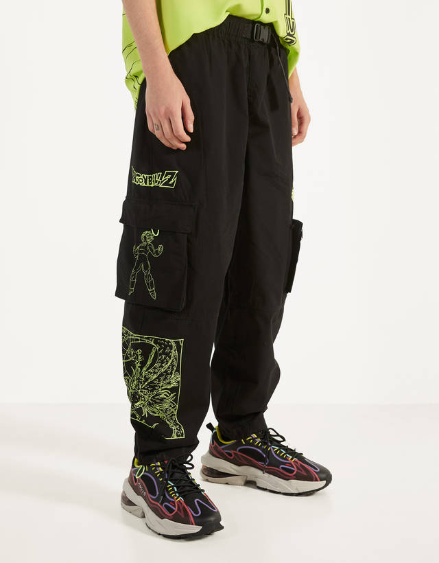 Dragon Ball T Shirt Jogger Bershka Lithuania