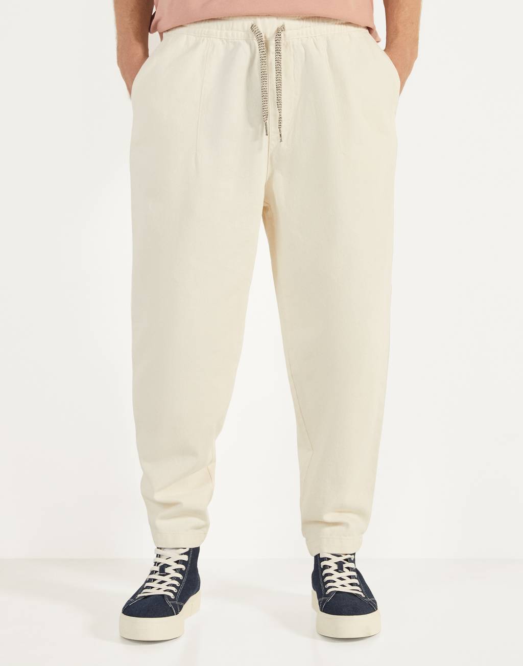 bershka chino joggers