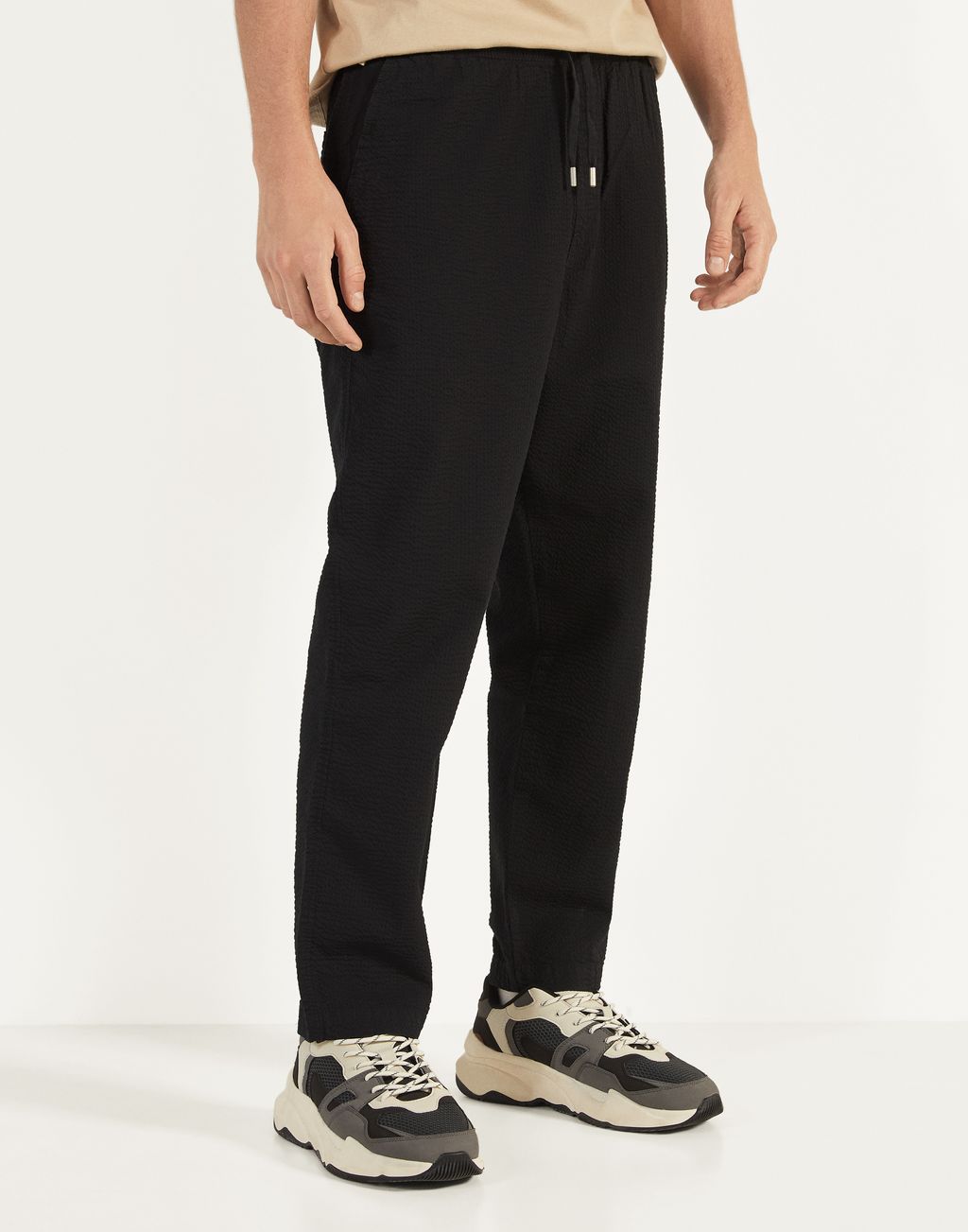 bershka chino joggers