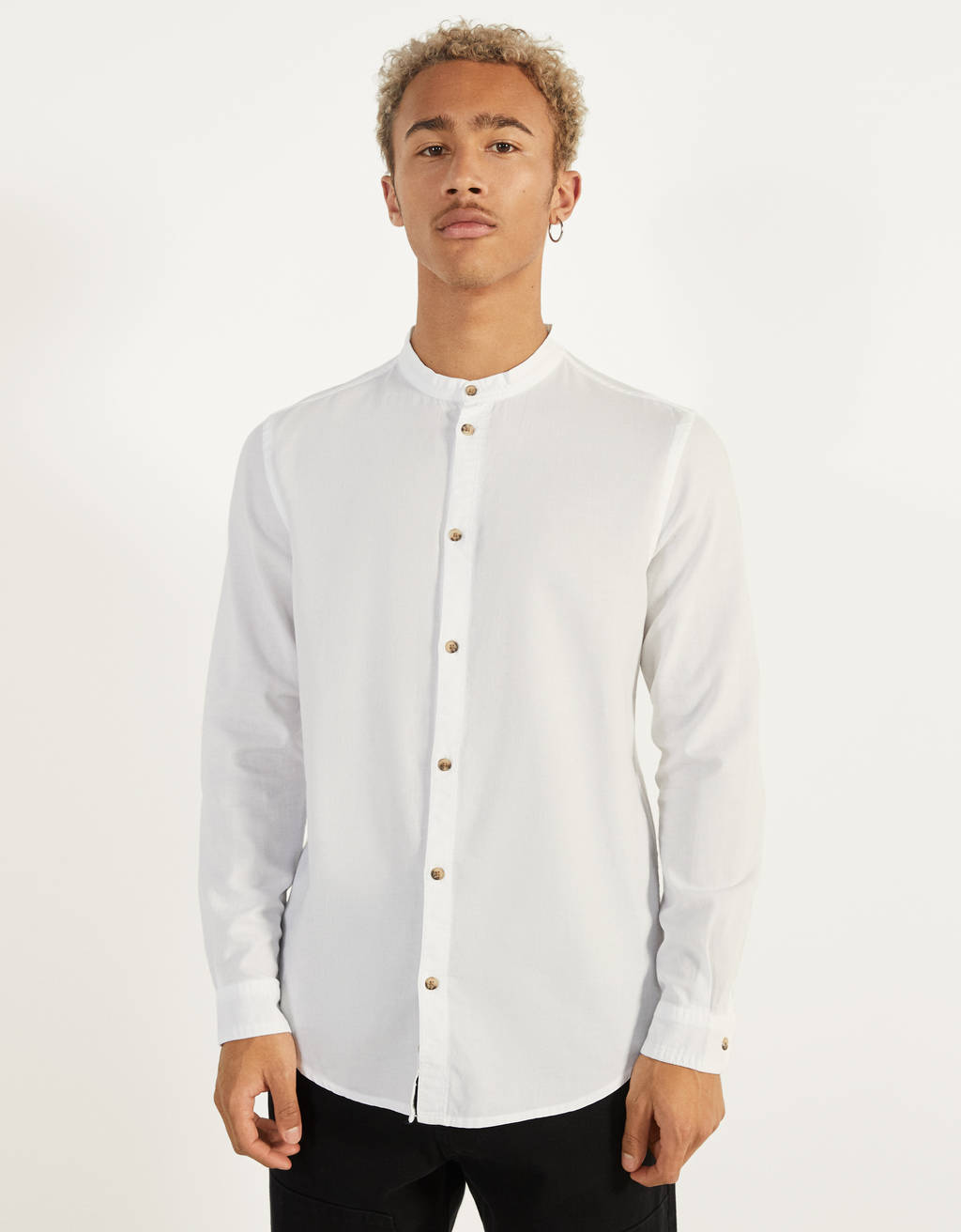 cuello mao camisa