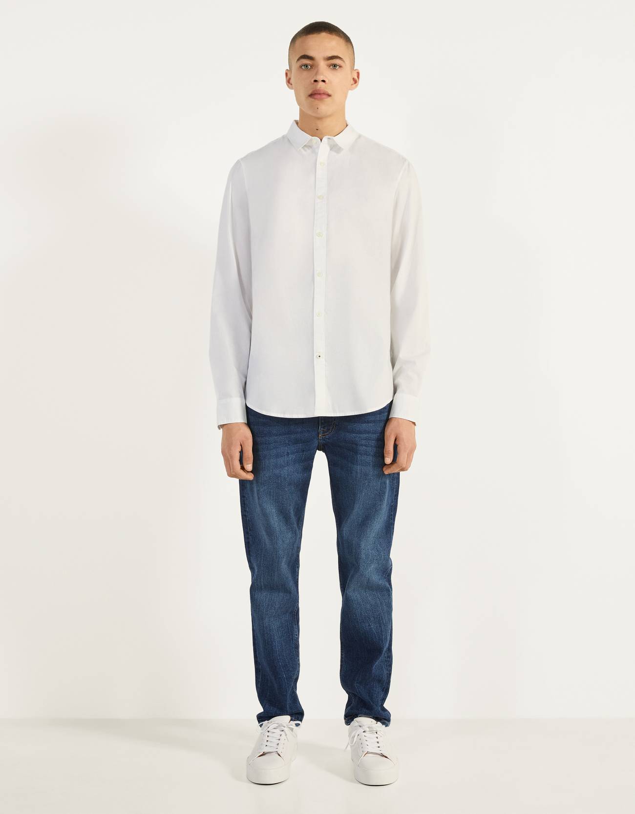 Bershka Poplin gömlek 4 Bershka Poplin gömlek 5