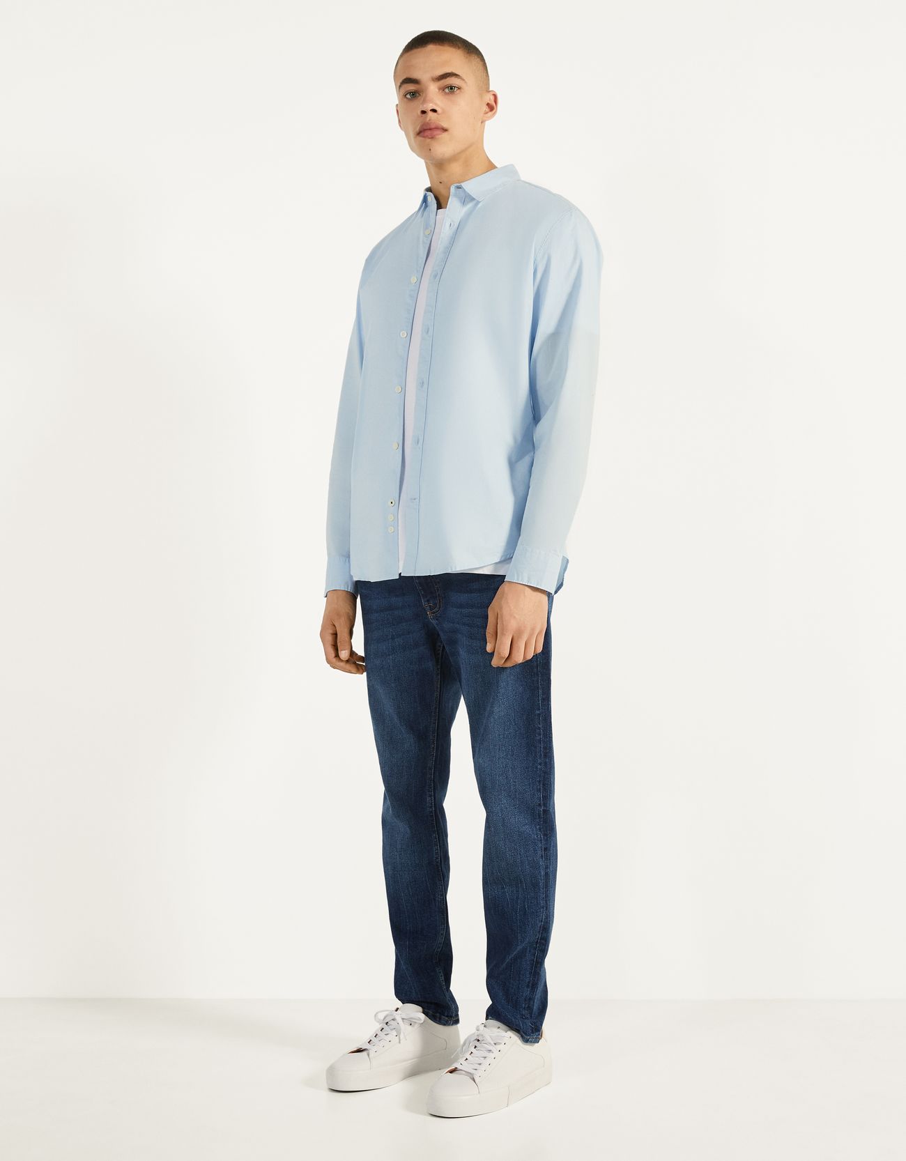Bershka Poplin gömlek 0 Bershka Poplin gömlek 1