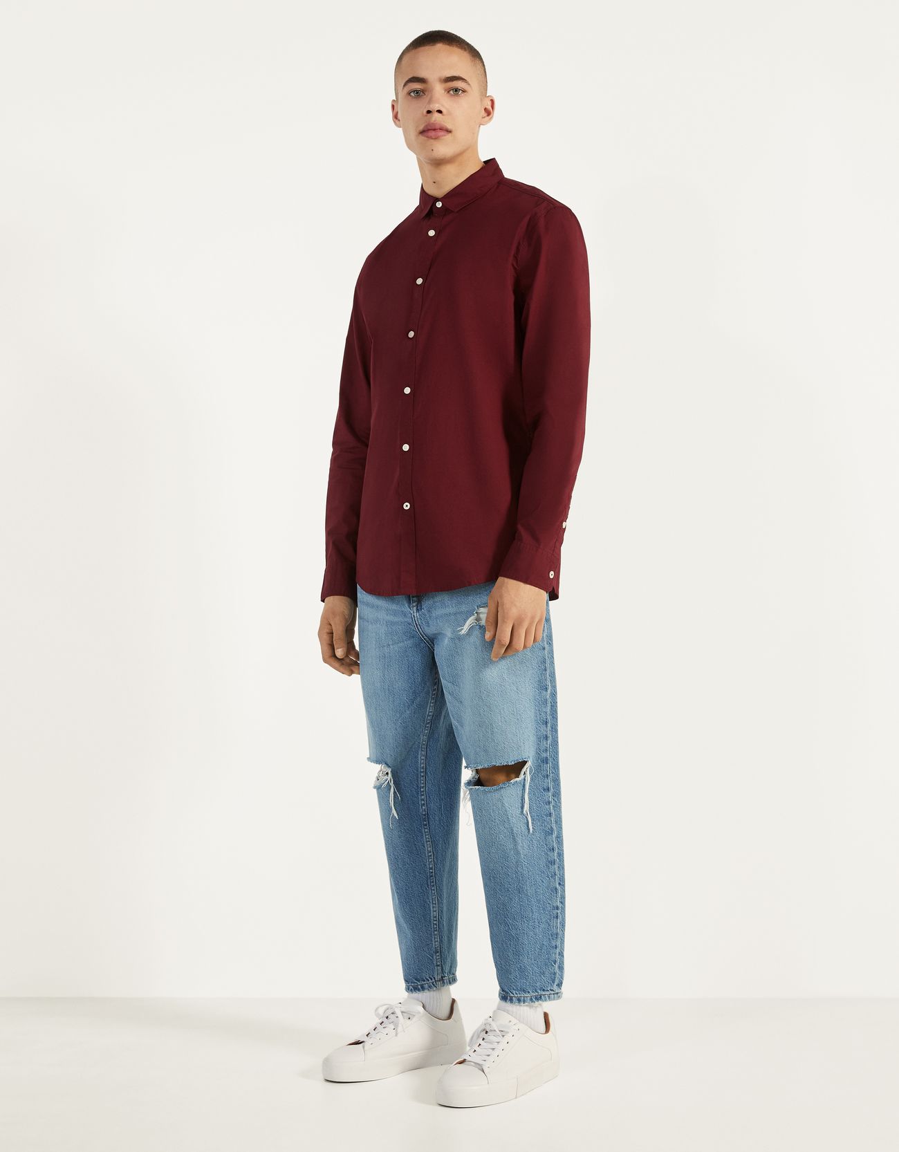 Bershka Poplin gömlek 2 Bershka Poplin gömlek 3