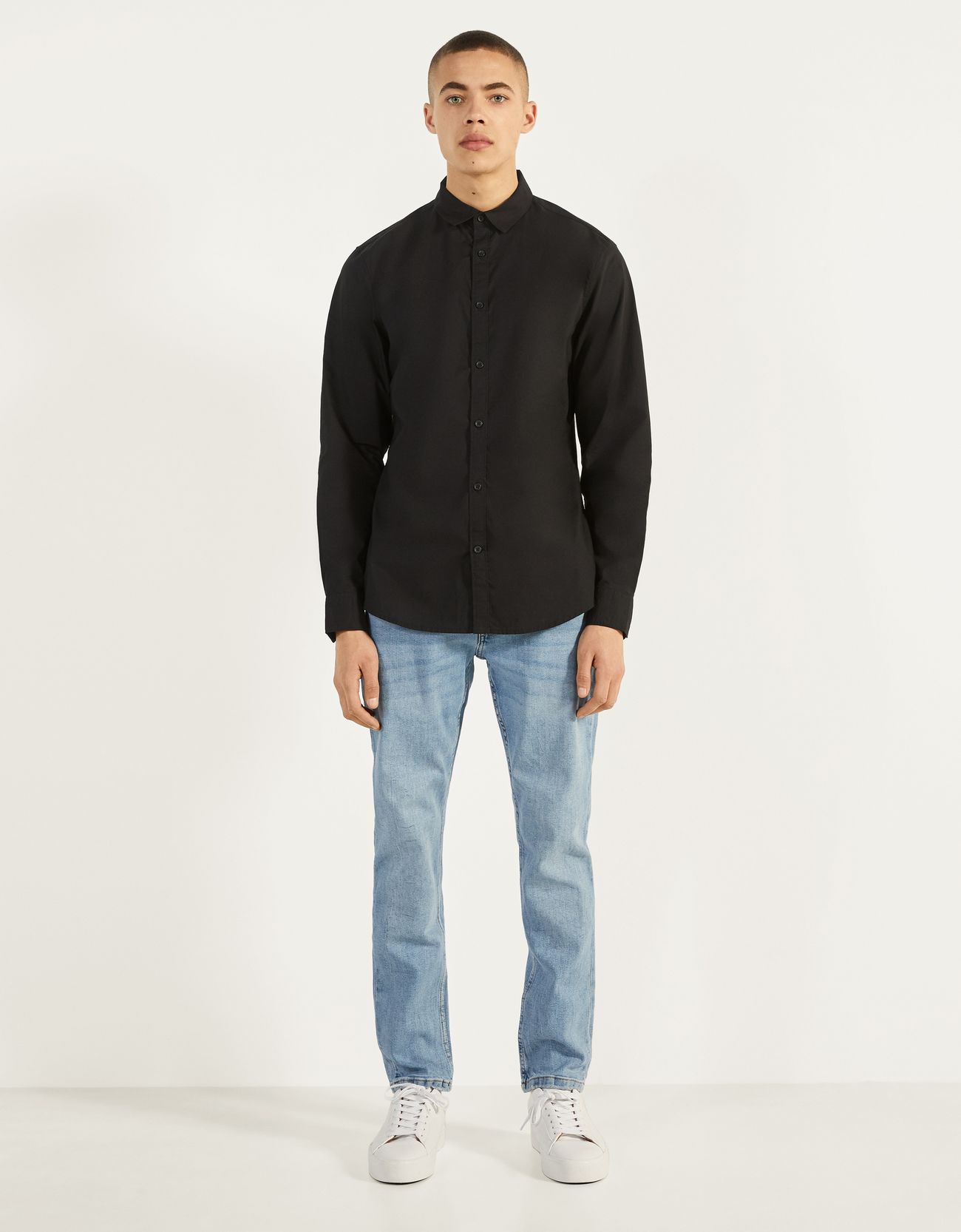 Bershka Poplin gömlek 4 Bershka Poplin gömlek 5