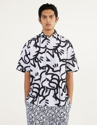 Andrika Poykamisa Emprime Monoxrwma Karo Kai Rige Bershka