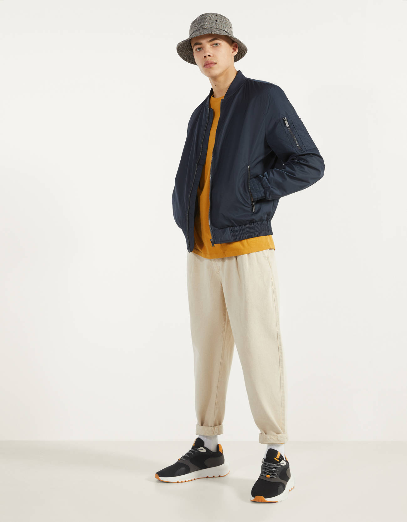 Bershka İnce bomber ceket 4 Bershka İnce bomber ceket 5