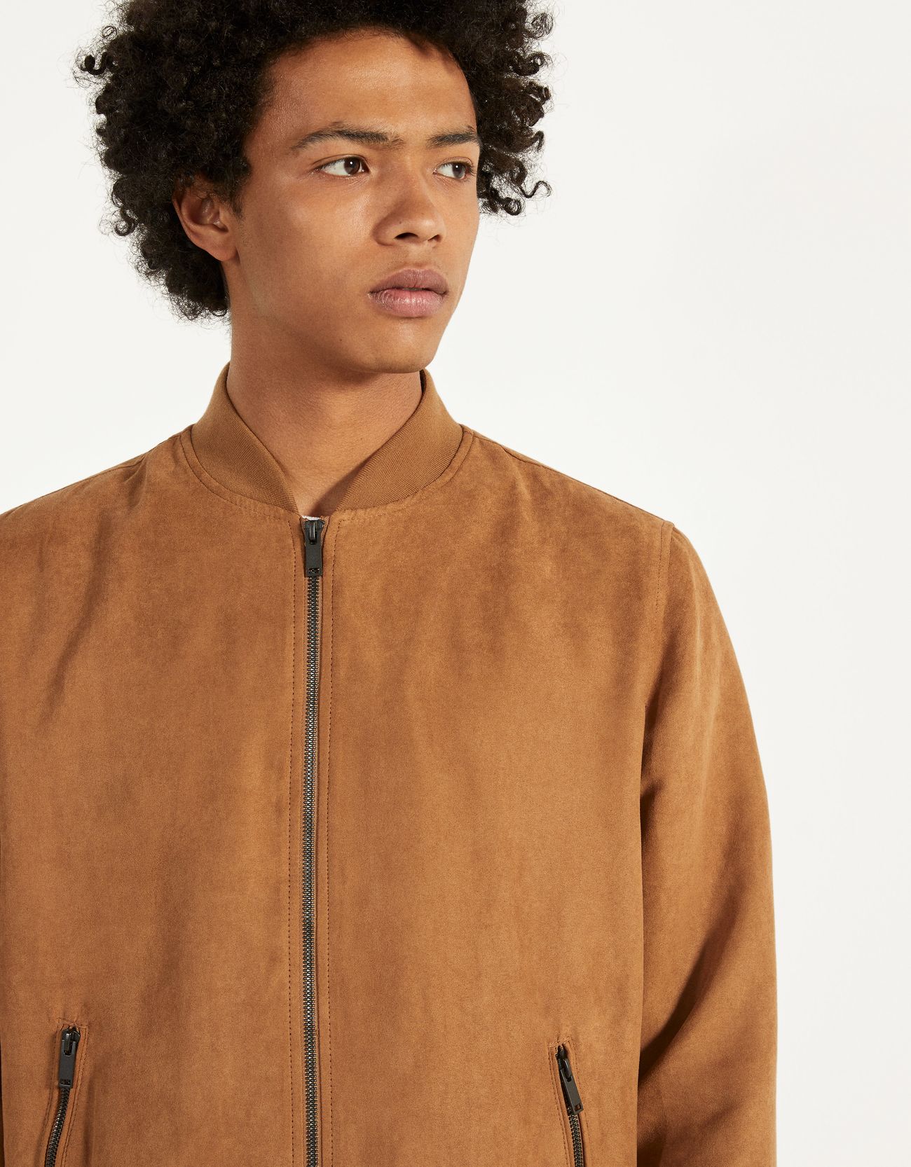 Bershka Süet bomber ceket 8 Bershka Süet bomber ceket 9