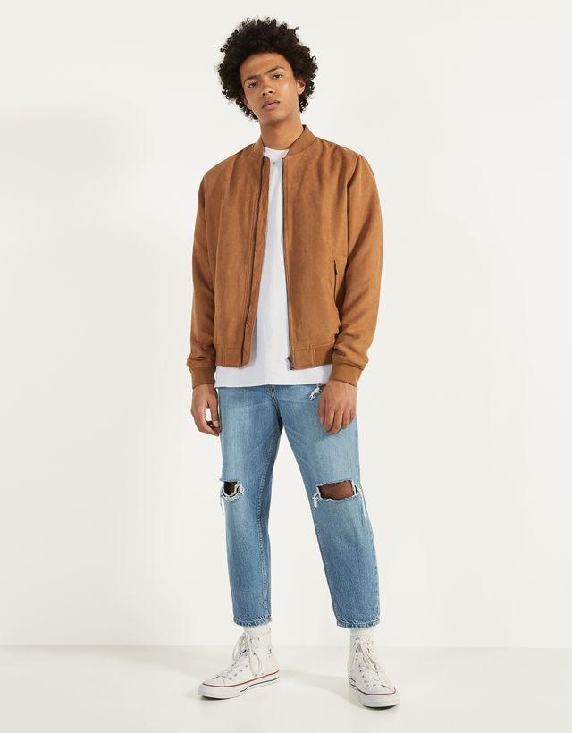 bershka suede jacket