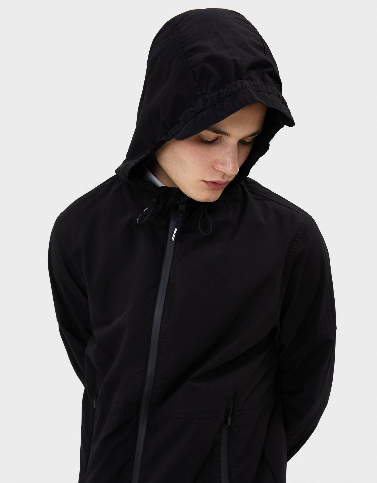 Bershka Kapüşonlu pamuklu şişme mont 0 Bershka Kapüşonlu pamuklu şişme mont 1