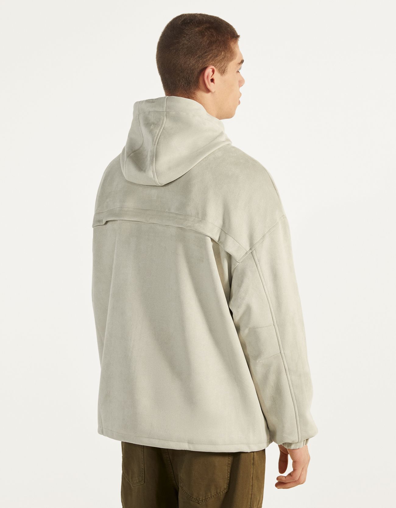 Bershka Suni süet oversize ceket 8 Bershka Suni süet oversize ceket 9