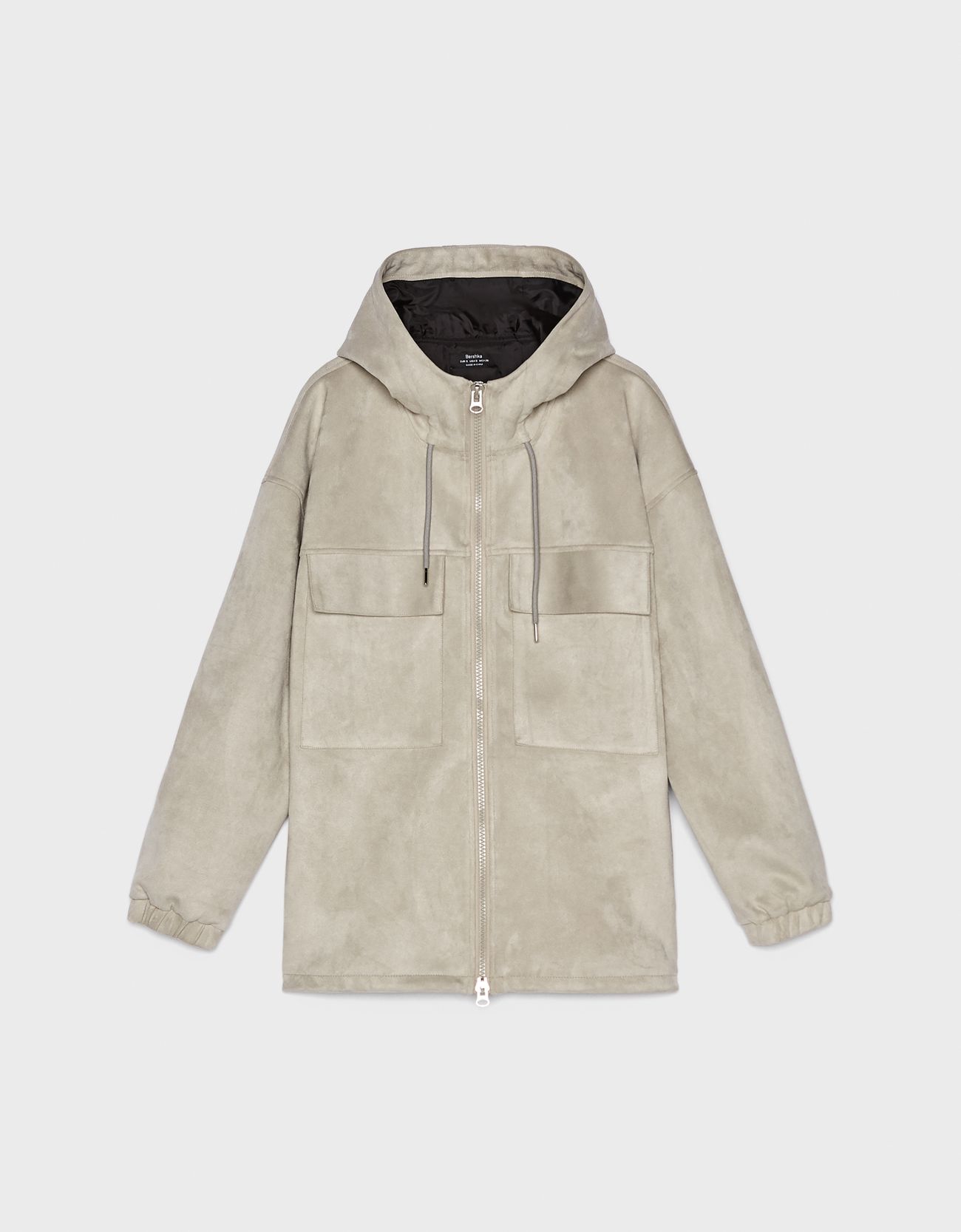 Bershka Suni süet oversize ceket 2 Bershka Suni süet oversize ceket 3