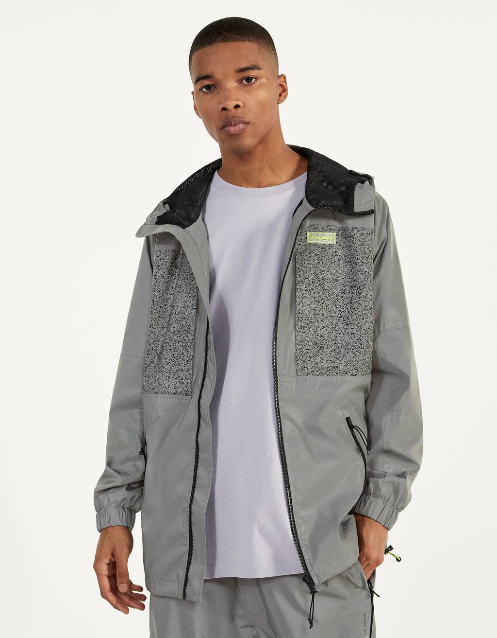 bershka reflective jacket