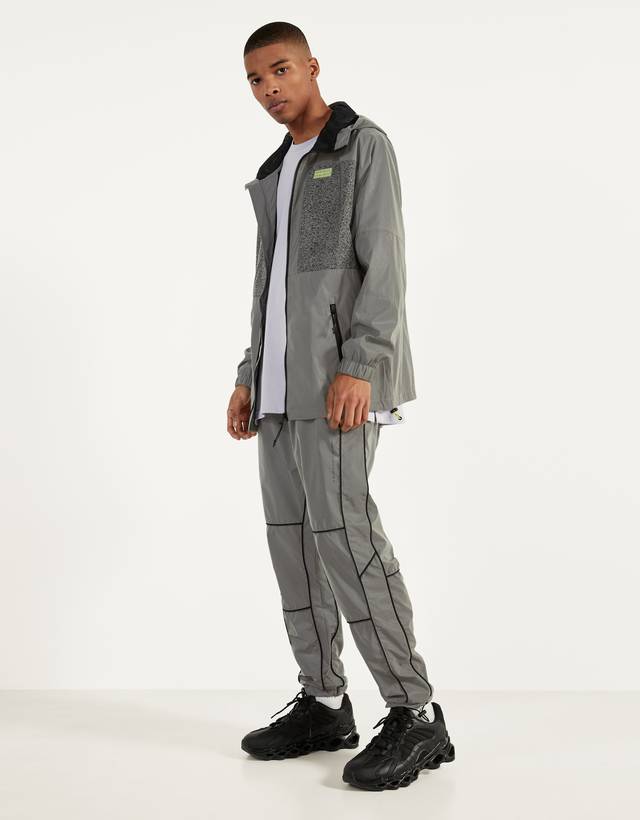 Kapusonlu Reflektor Ceket Join Life Bershka Turkey