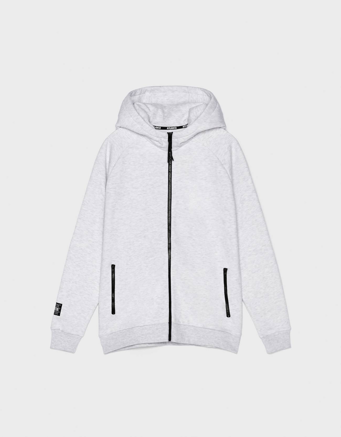 Bershka Kapüşonlu baskılı sweatshirt 4 Bershka Kapüşonlu baskılı sweatshirt 5