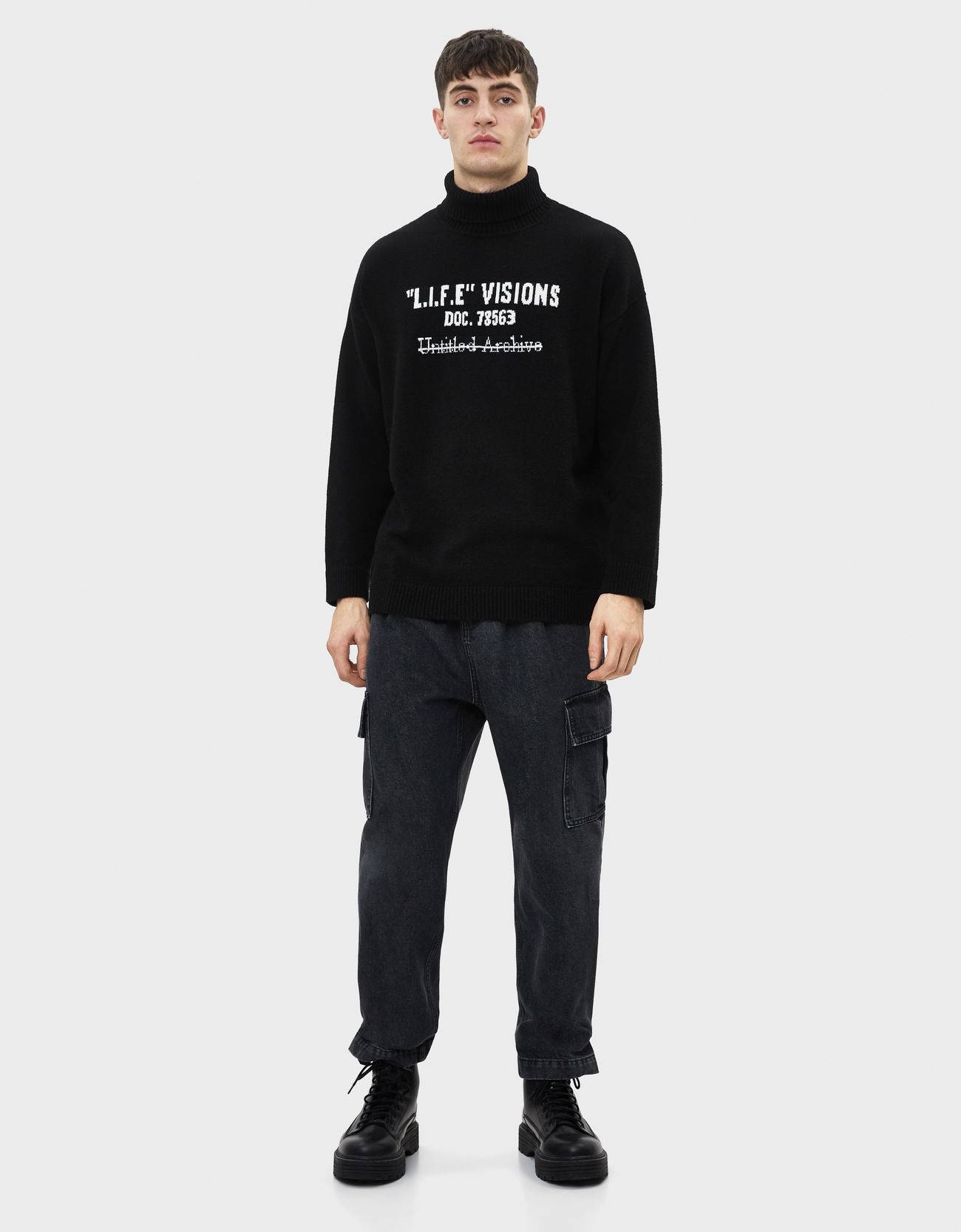 Bershka Balıkçı yaka kazak 6 Bershka Balıkçı yaka kazak 7