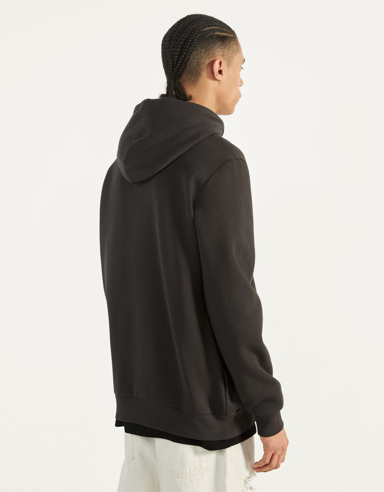 Bershka Desenli kapüşonlu sweatshirt 0 Bershka Desenli kapüşonlu sweatshirt 1