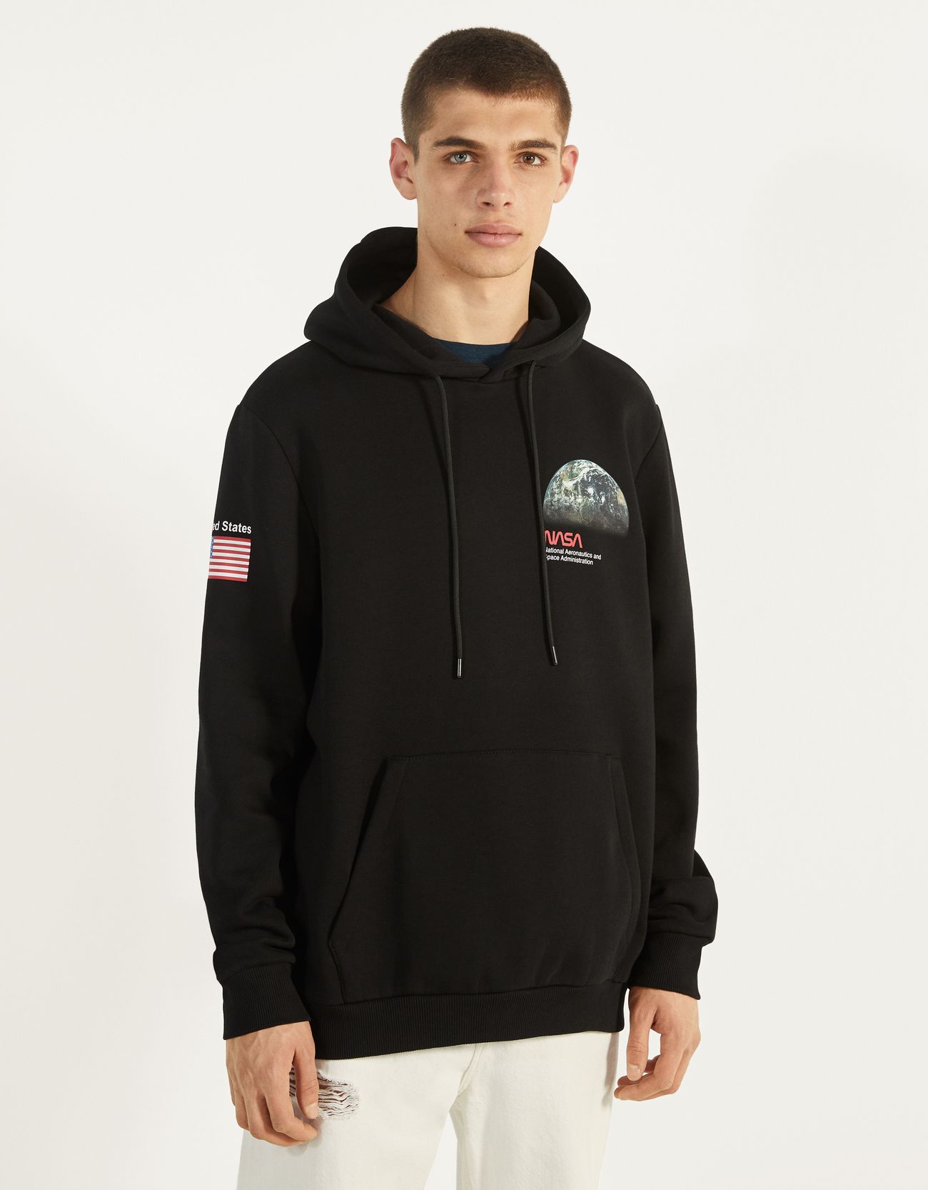 Sudadera NASA con capucha - Sudaderas - Bershka El Salvador