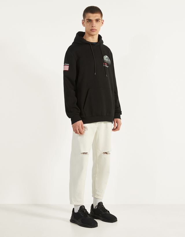 nasa hoodie bershka