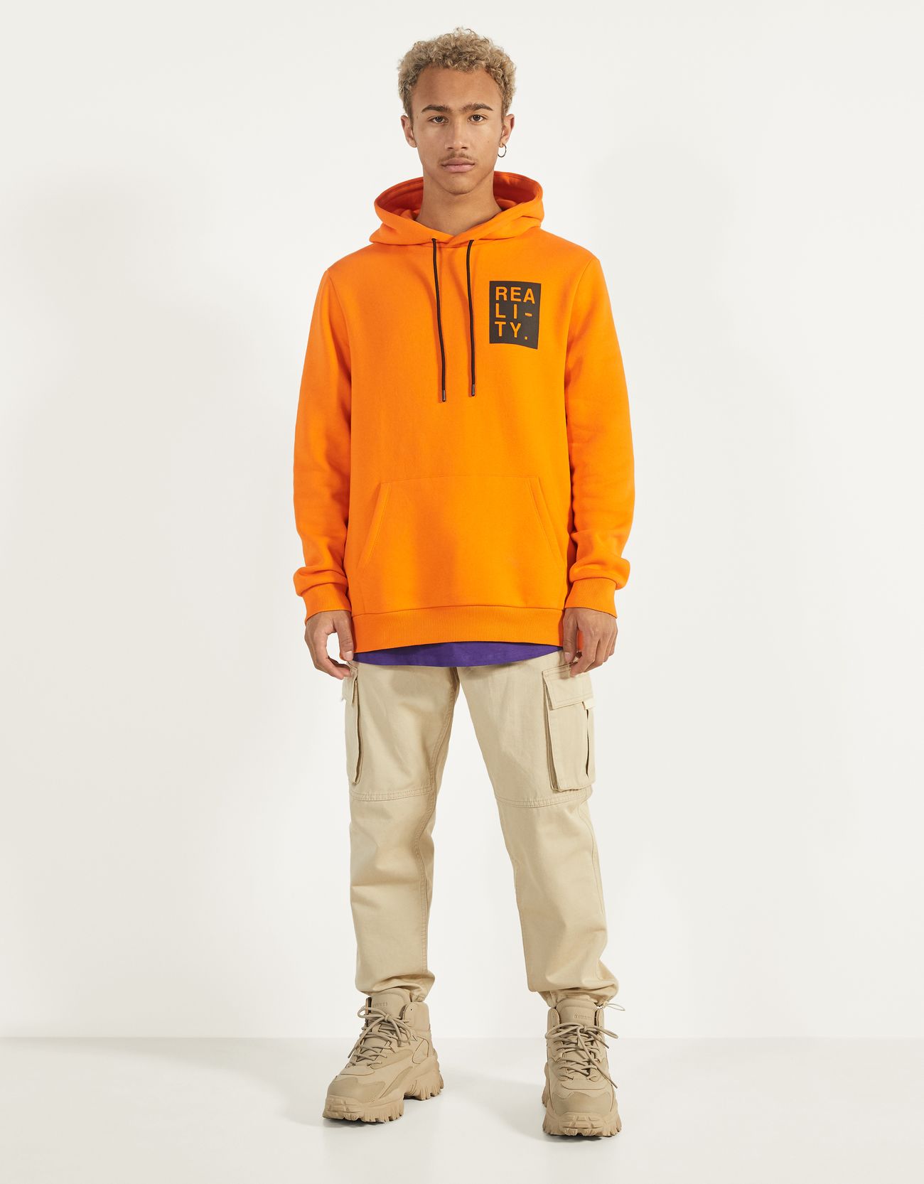 Bershka Desenli kapüşonlu sweatshirt 6 Bershka Desenli kapüşonlu sweatshirt 7