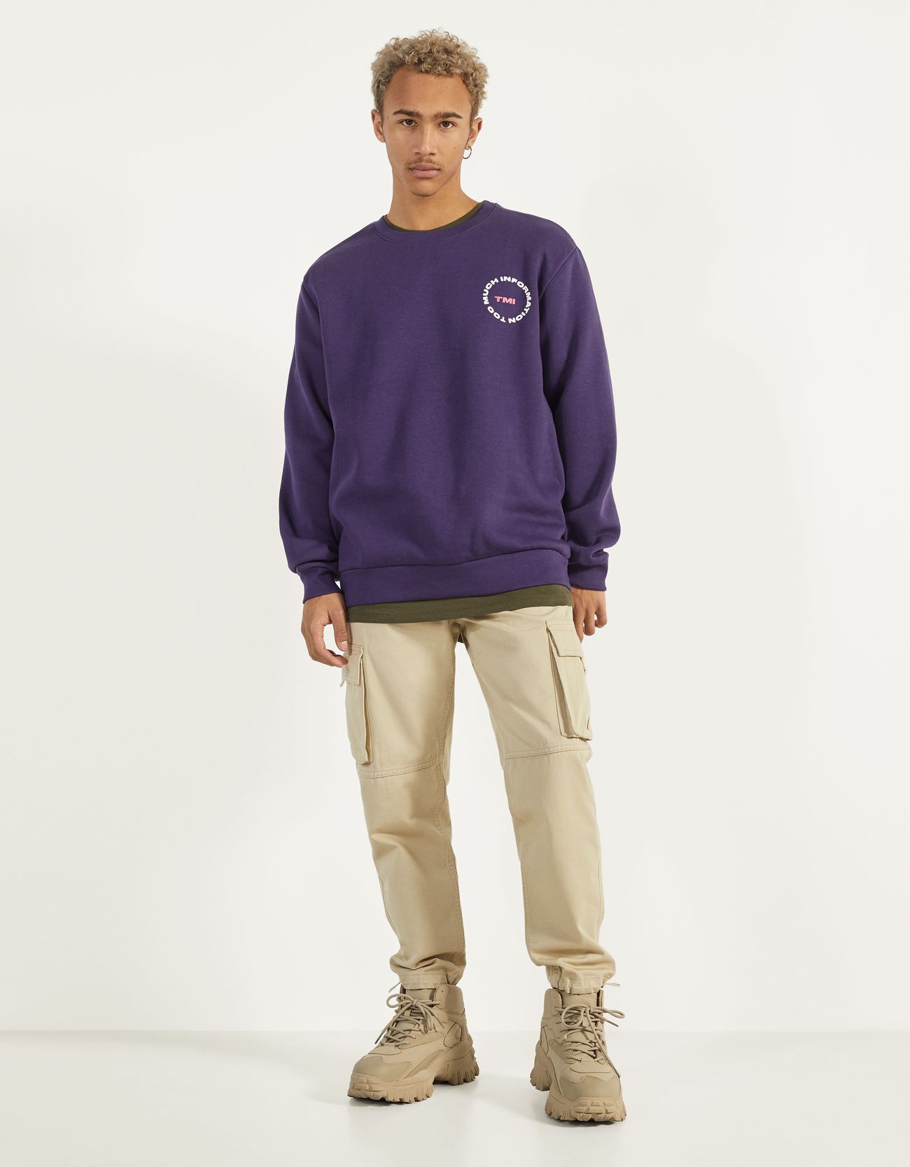 Bershka Baskılı sweatshirt 6 Bershka Baskılı sweatshirt 7