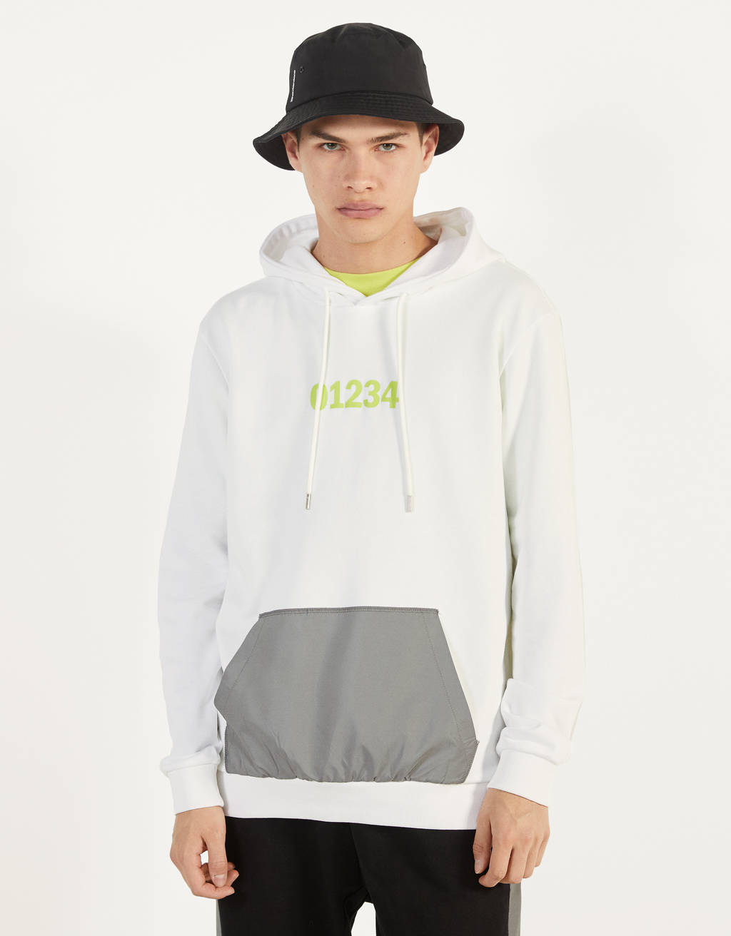 bershka neon sweatshirt