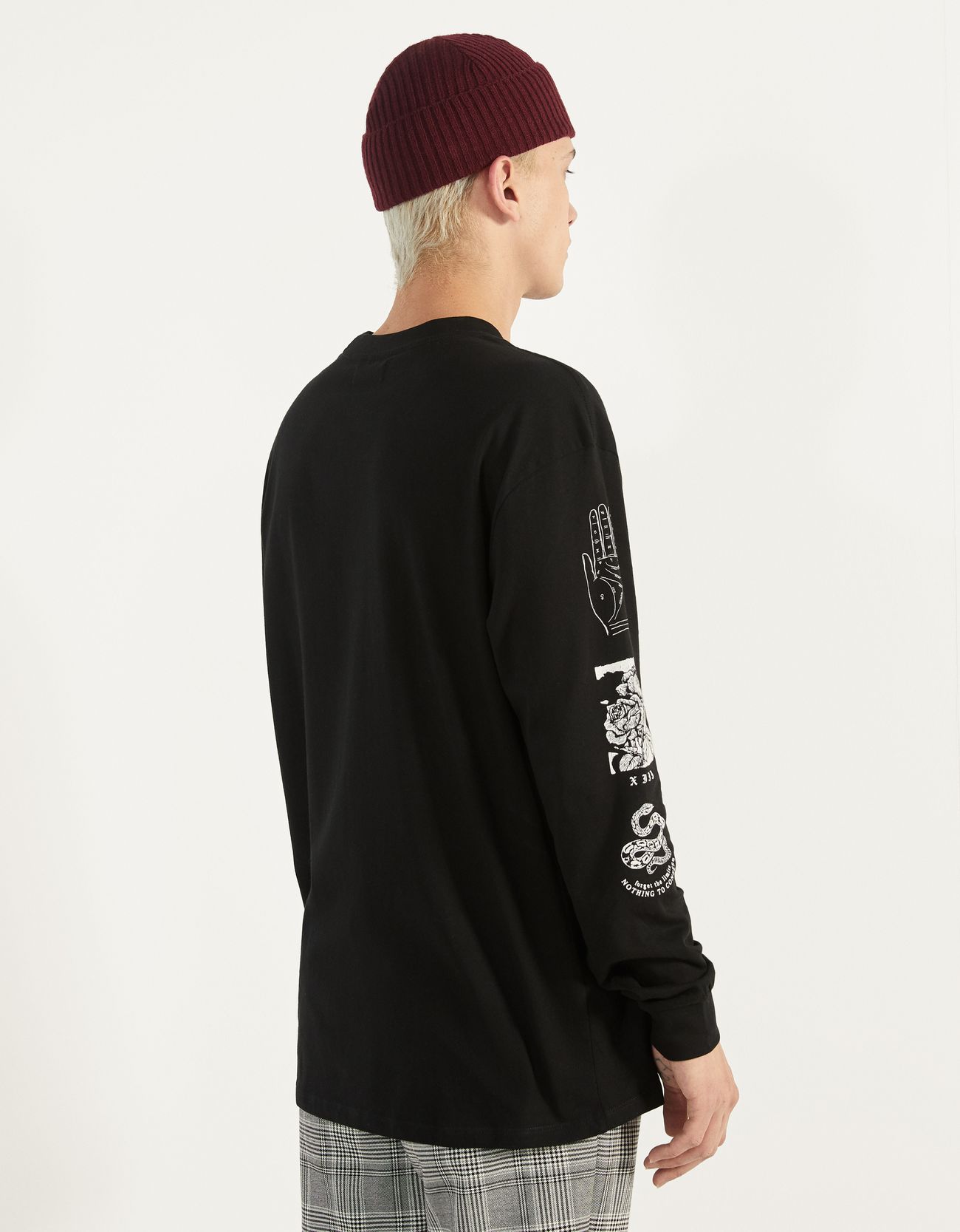 Bershka Baskılı t-shirt 0 Bershka Baskılı t-shirt 1