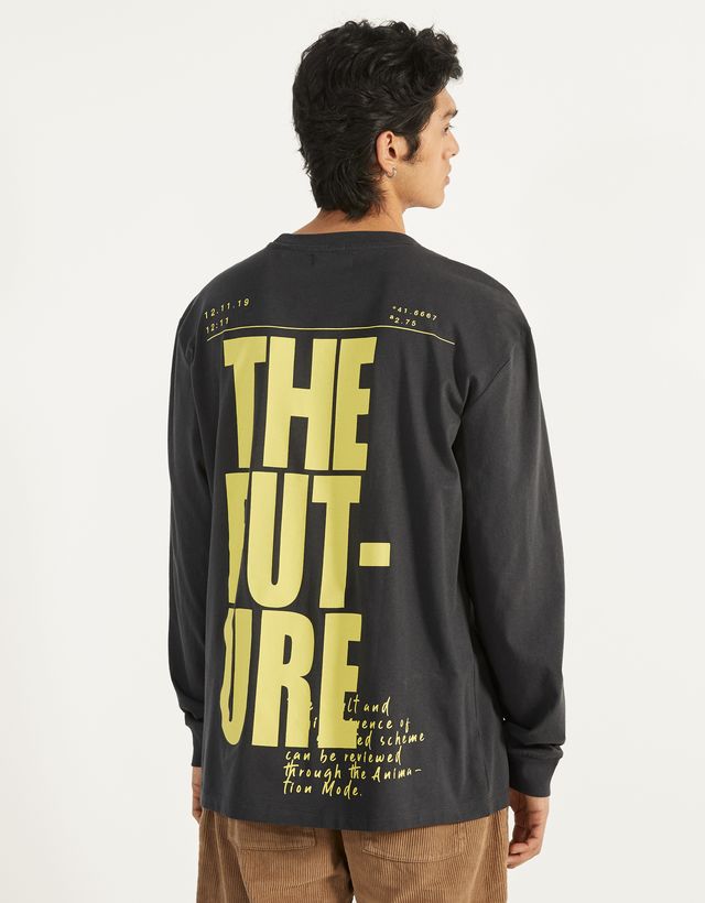 Desenli sweatshirt