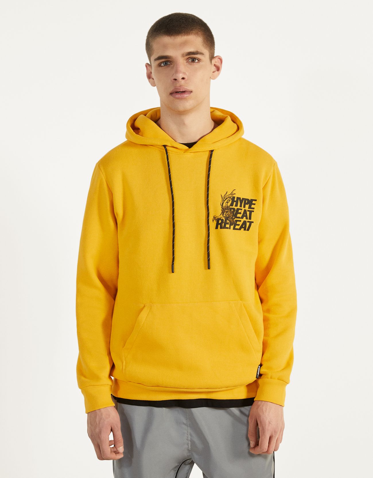 Yellow sales hype hoodie