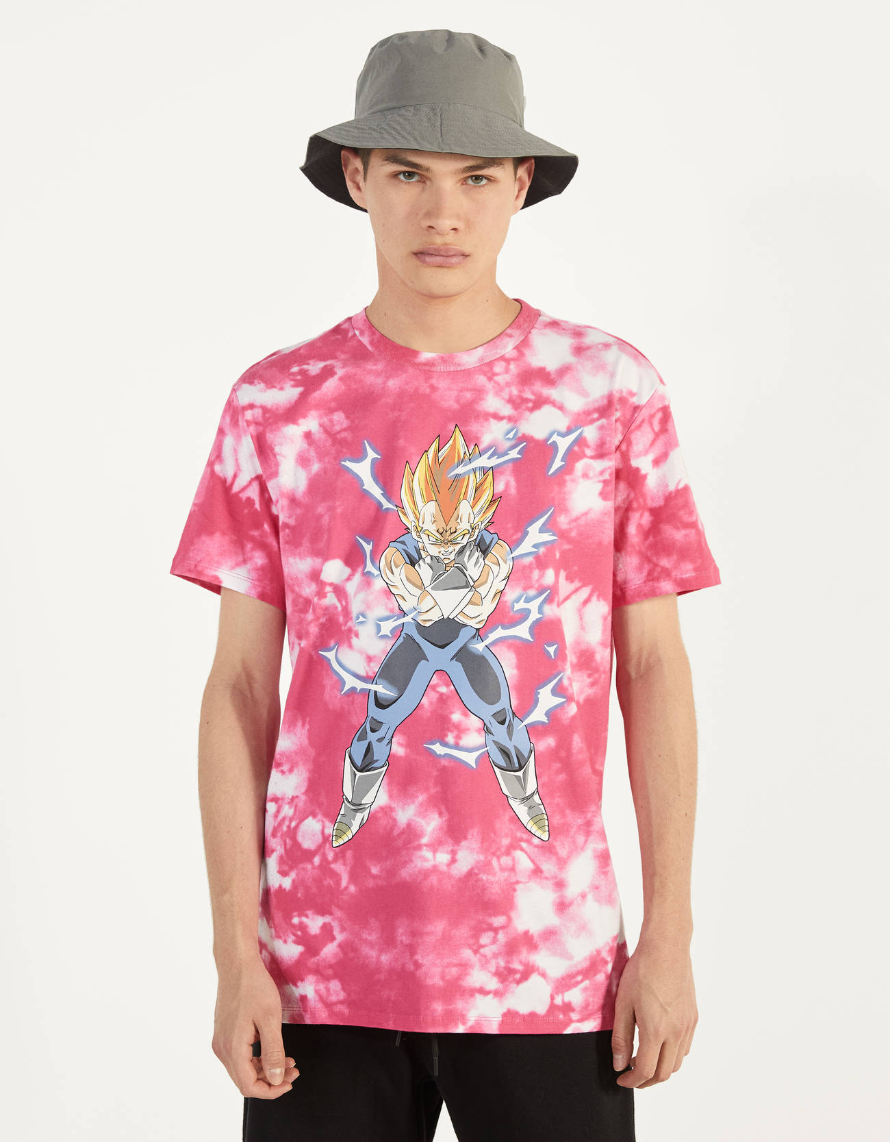 Dragon Ball Z X Bershka Tie Dye T Shirt Collabs Bershka