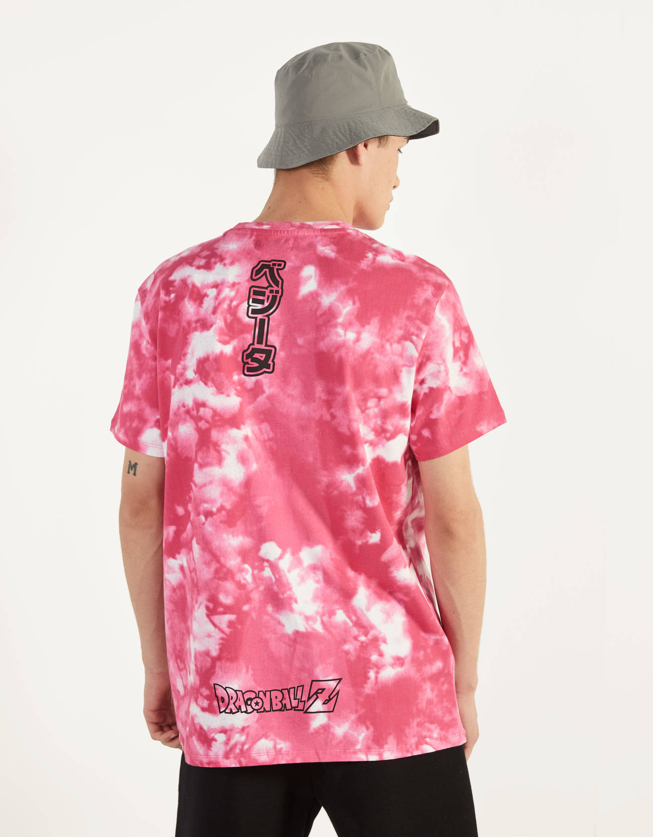 Tie-Dye-Shirt Dragon Ball Z x Bershka