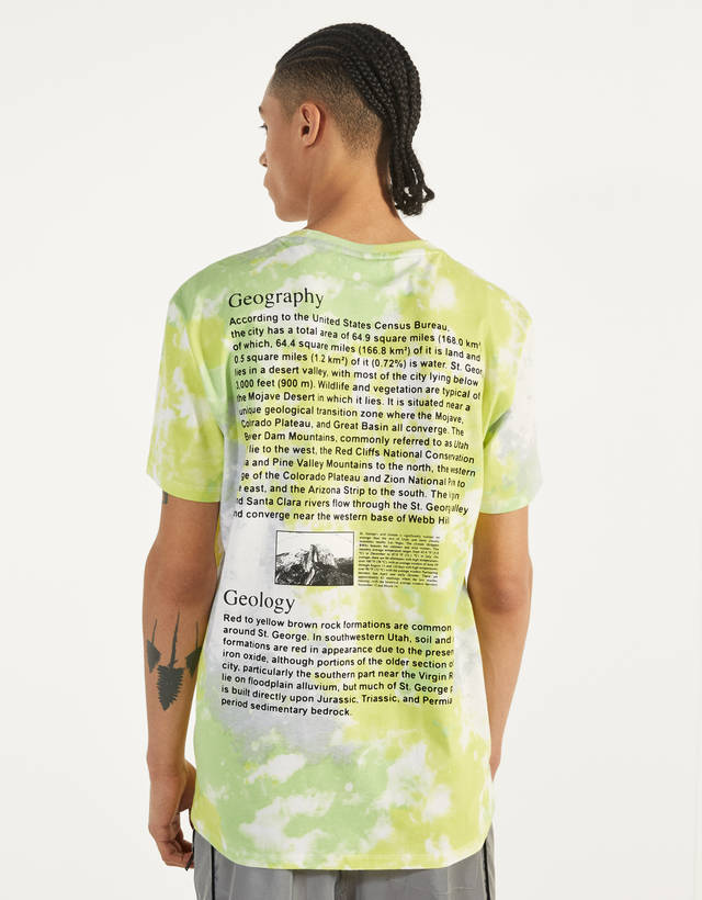Tie-dye print T-shirt - Collaborations 