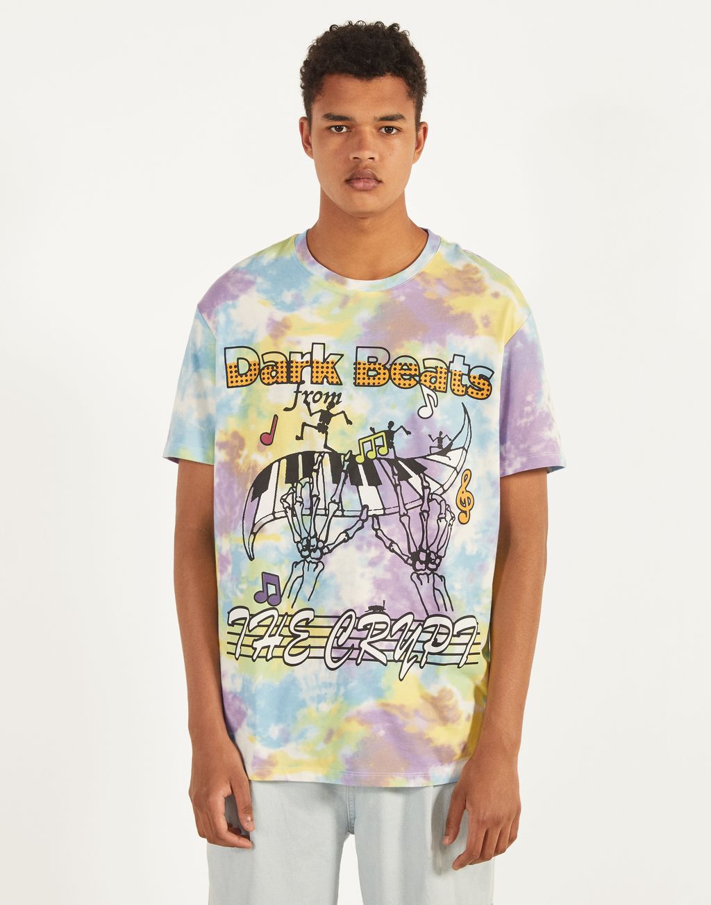 tie dye band t shirts