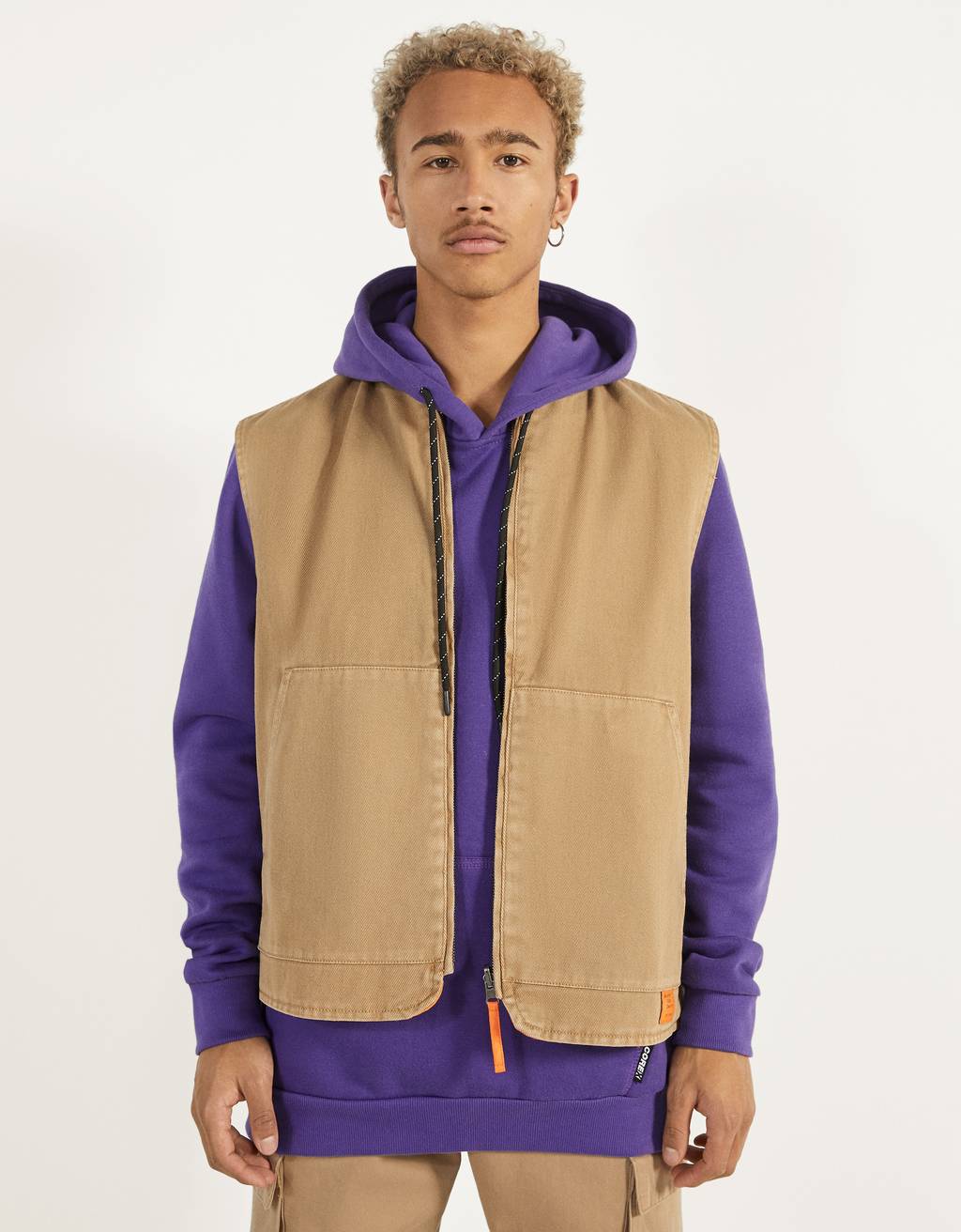 Reversible denim gilet - COLLECTION - Bershka Georgia