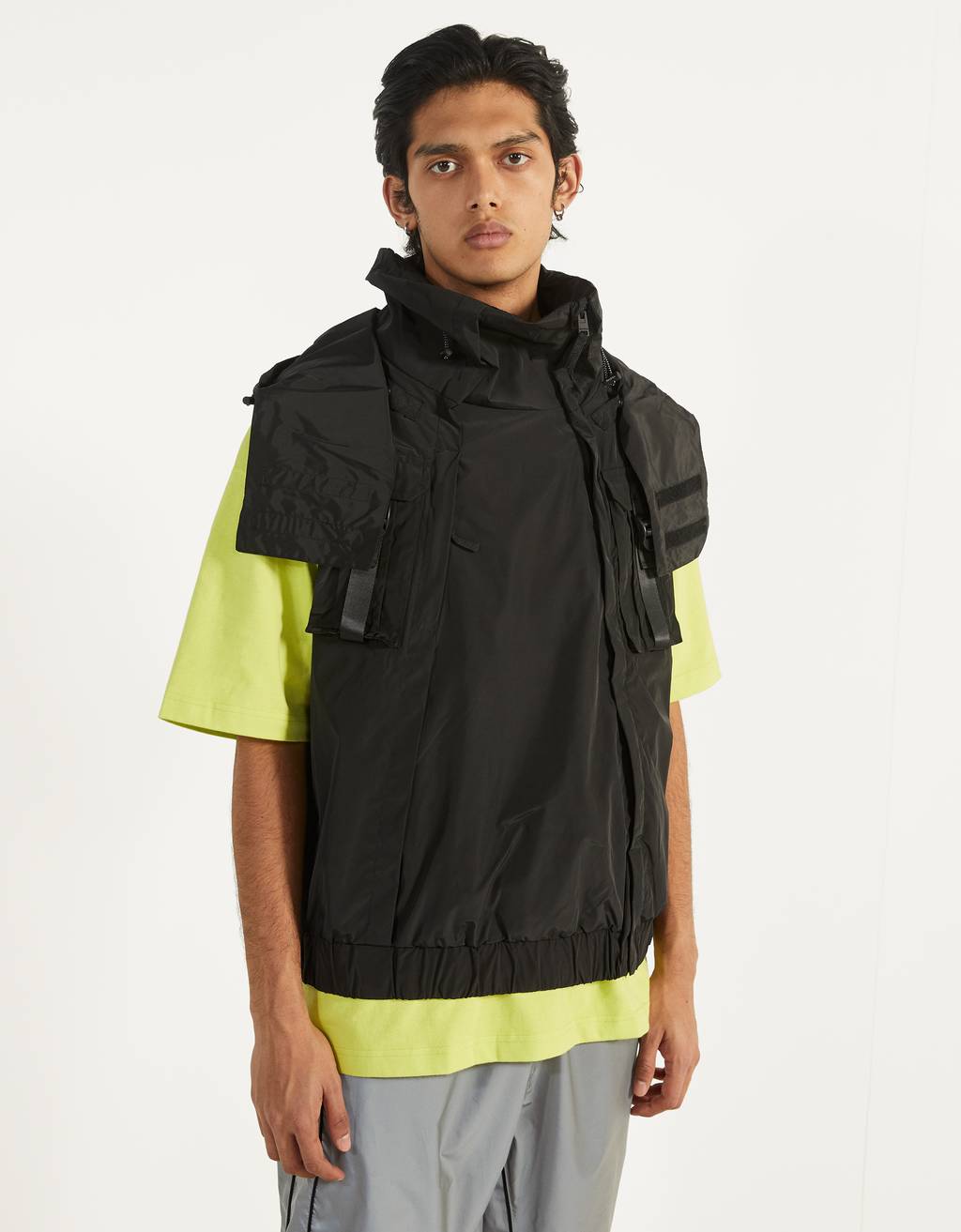 gray nike fleece moletom com capuz
