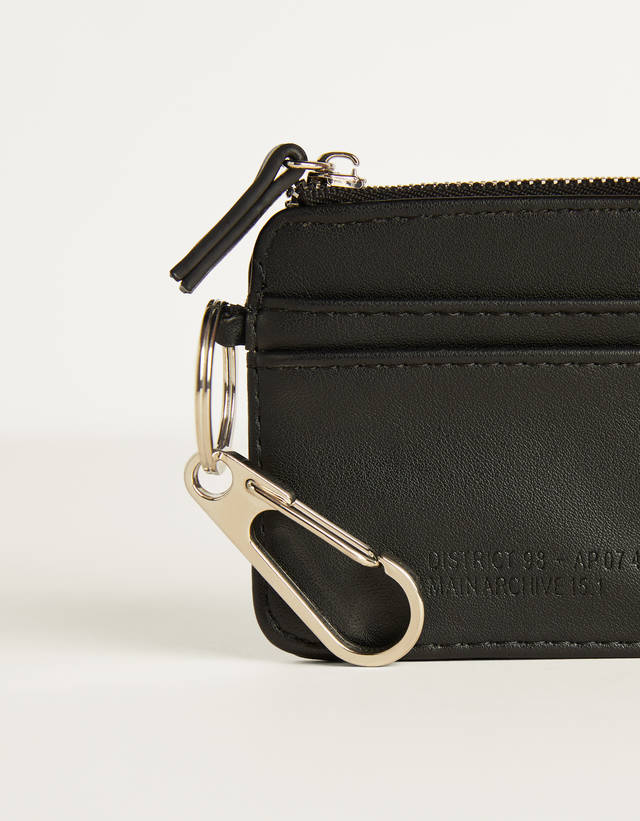 faux leather coin purse