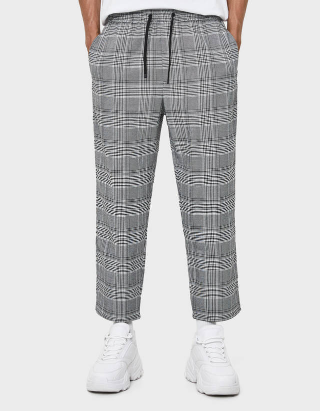 Kareli Skinny Fit pantolon