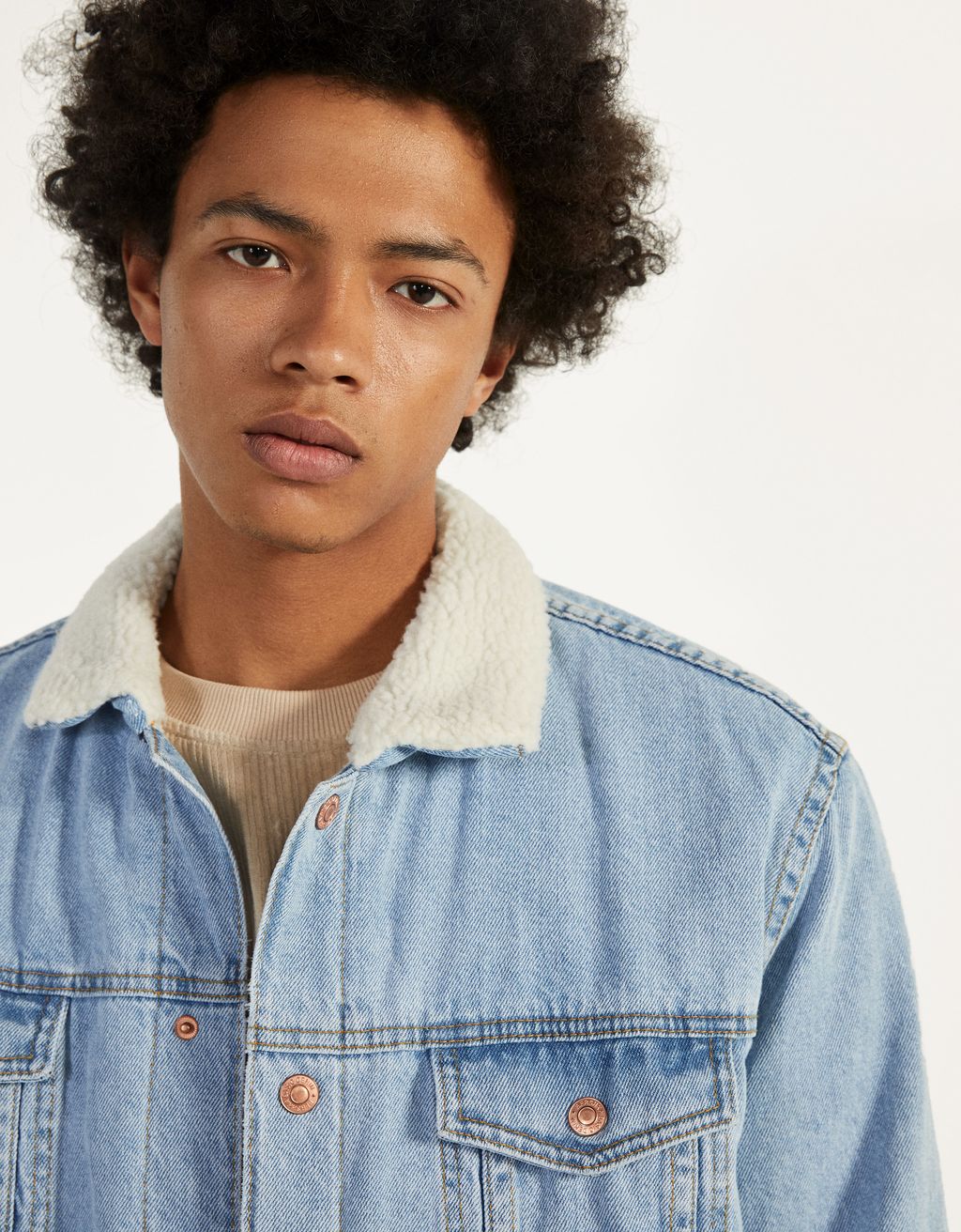 denim jacket shearling