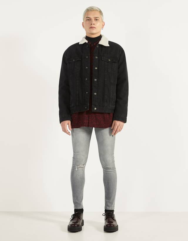 Cazadora Denim Regular Fit - Chándal - Bershka Nicaragua