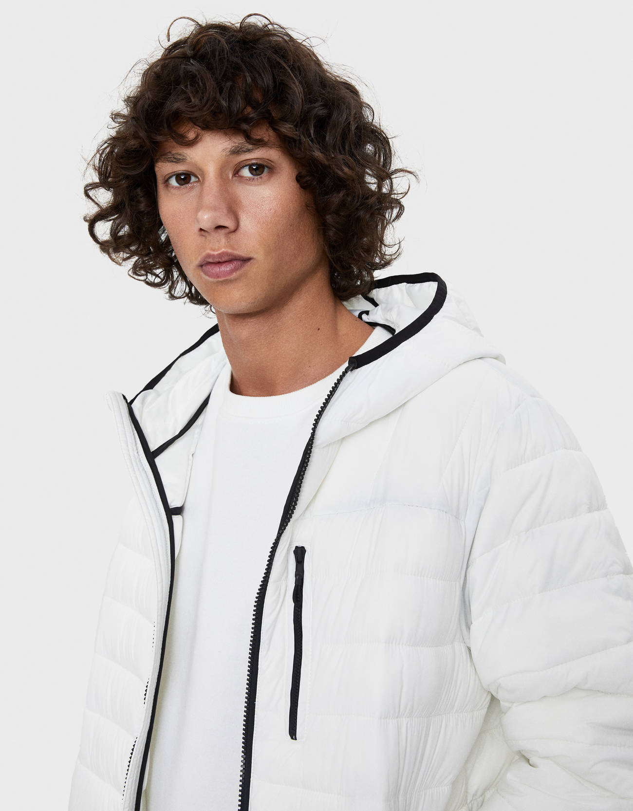 Bershka Kapüşonlu şişme mont 2 Bershka Kapüşonlu şişme mont 3