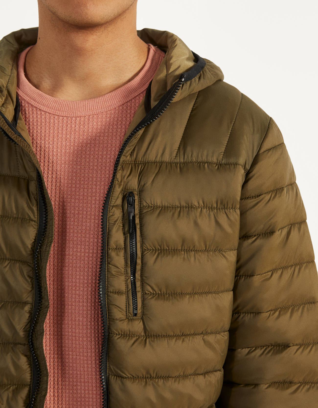 Bershka Kapüşonlu şişme mont 6 Bershka Kapüşonlu şişme mont 7